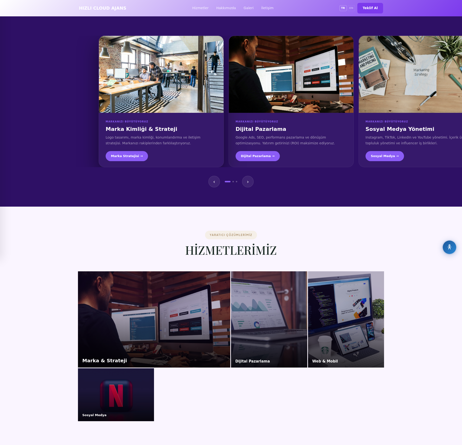 Halkla İlişkiler ve PR Ajansı Web Sitesi