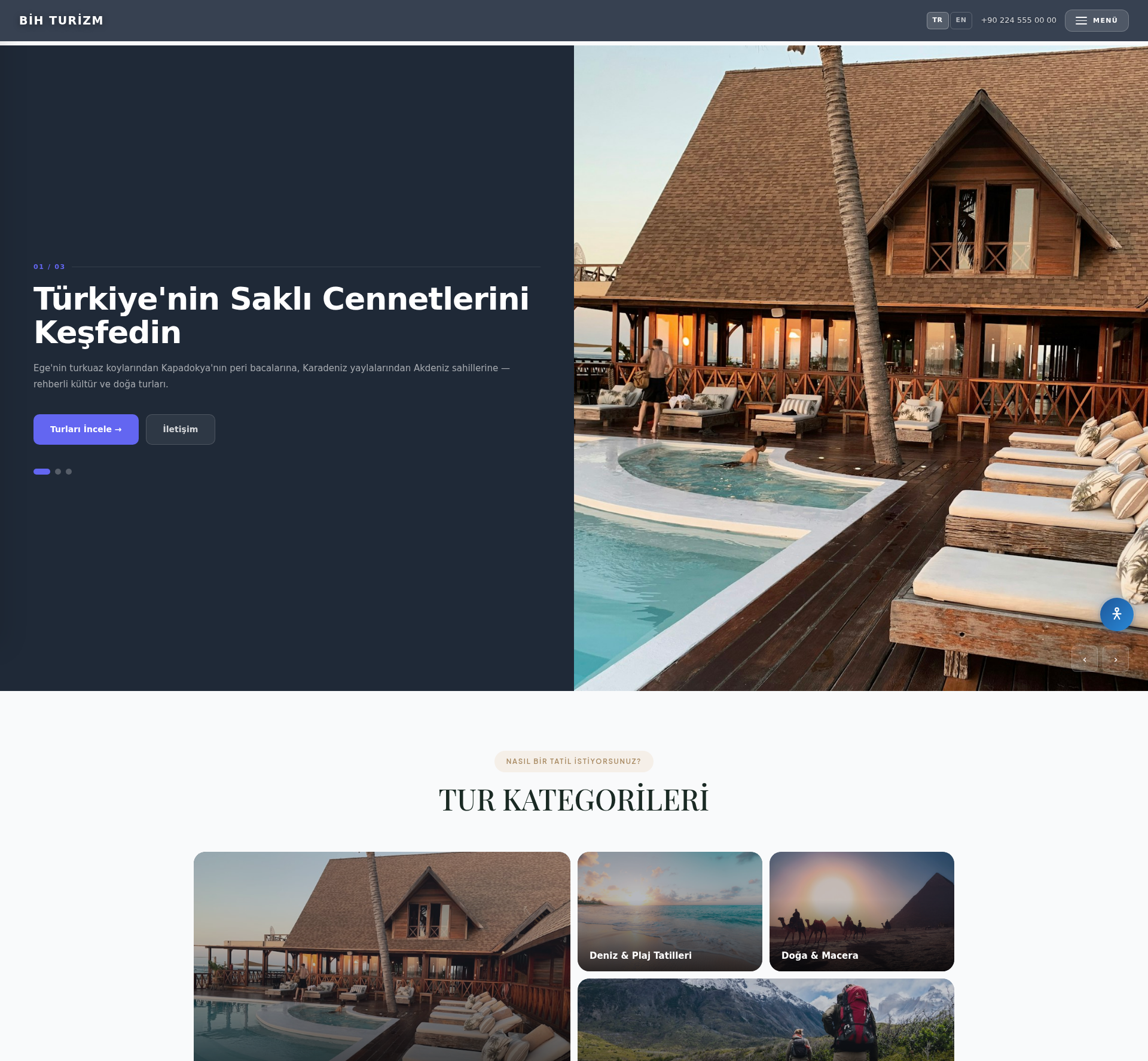 Rehberlik ve Gezi Organizasyon Web Sitesi