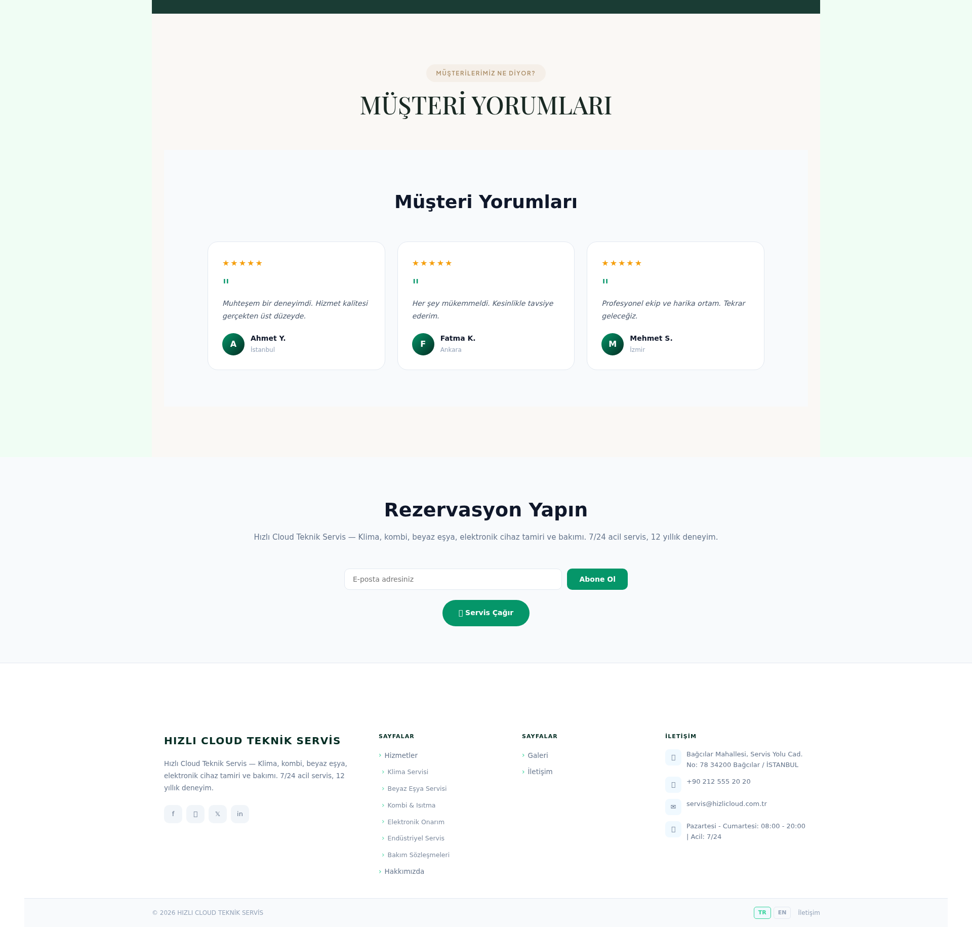 Bilgisayar Teknik Servis Kurumsal Web Sitesi 3