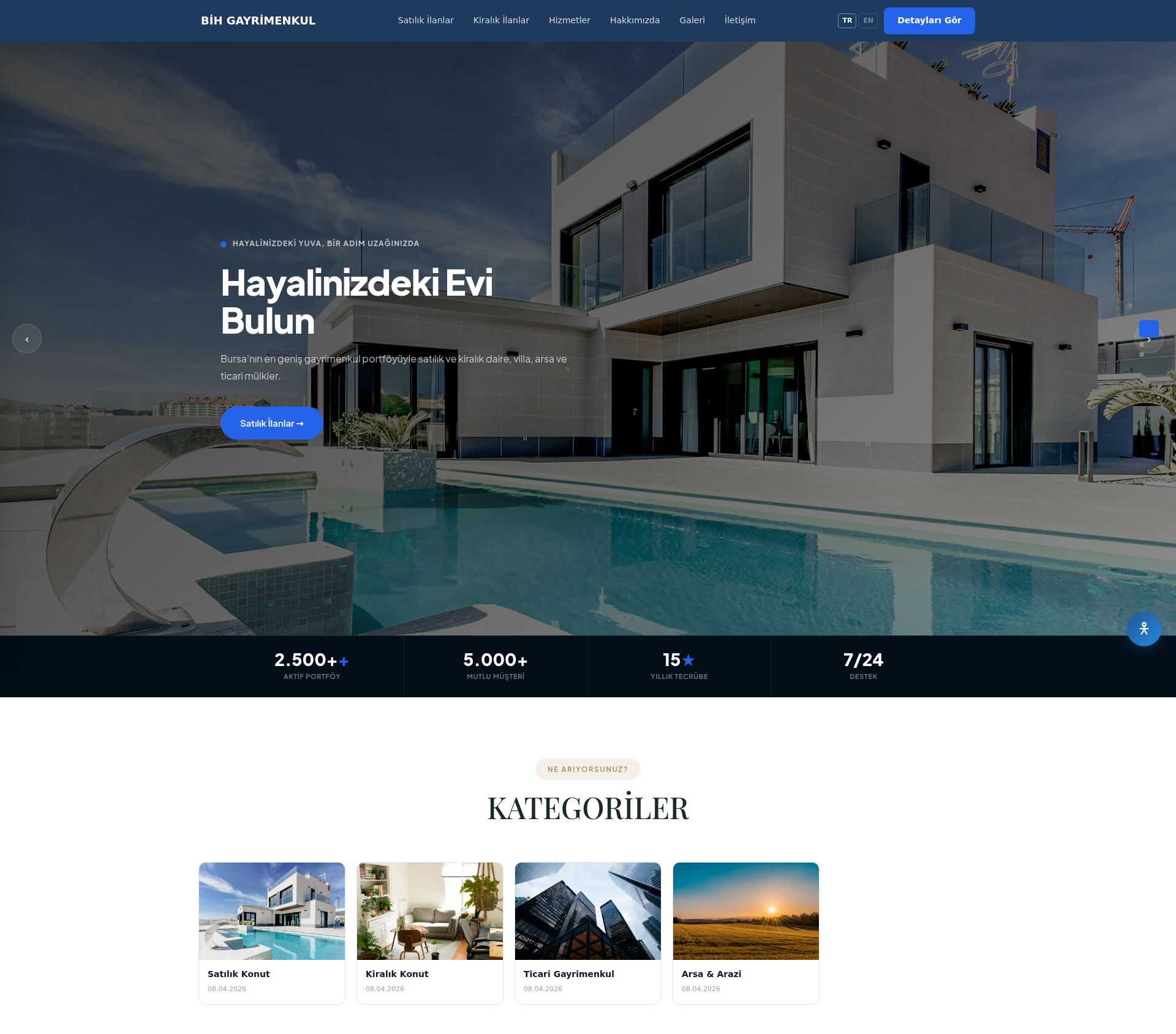 Gayrimenkul Yatırım Danışmanlığı Sitesi
