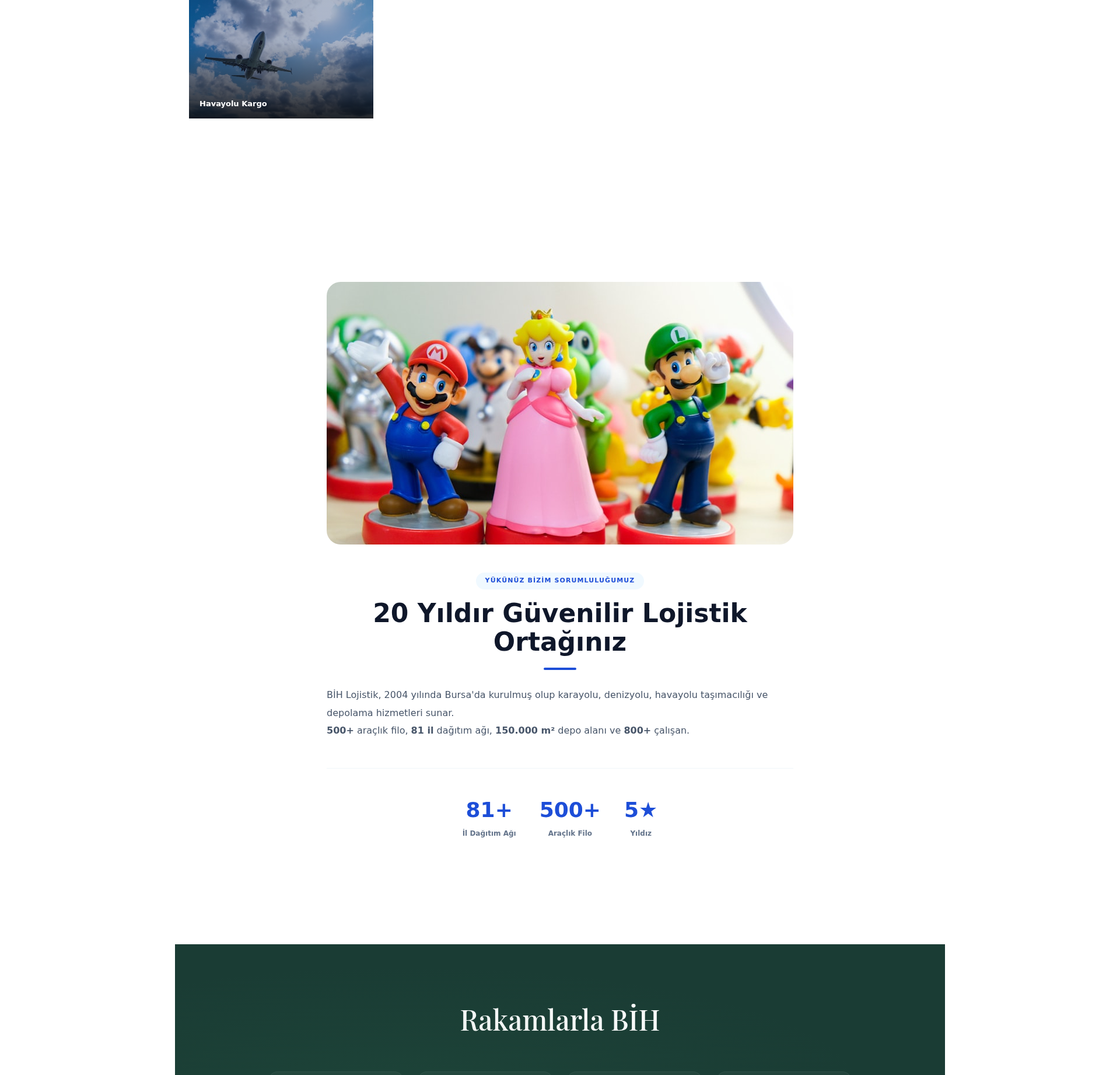 Kurye ve Hızlı Kargo Kurumsal Web Sitesi 2