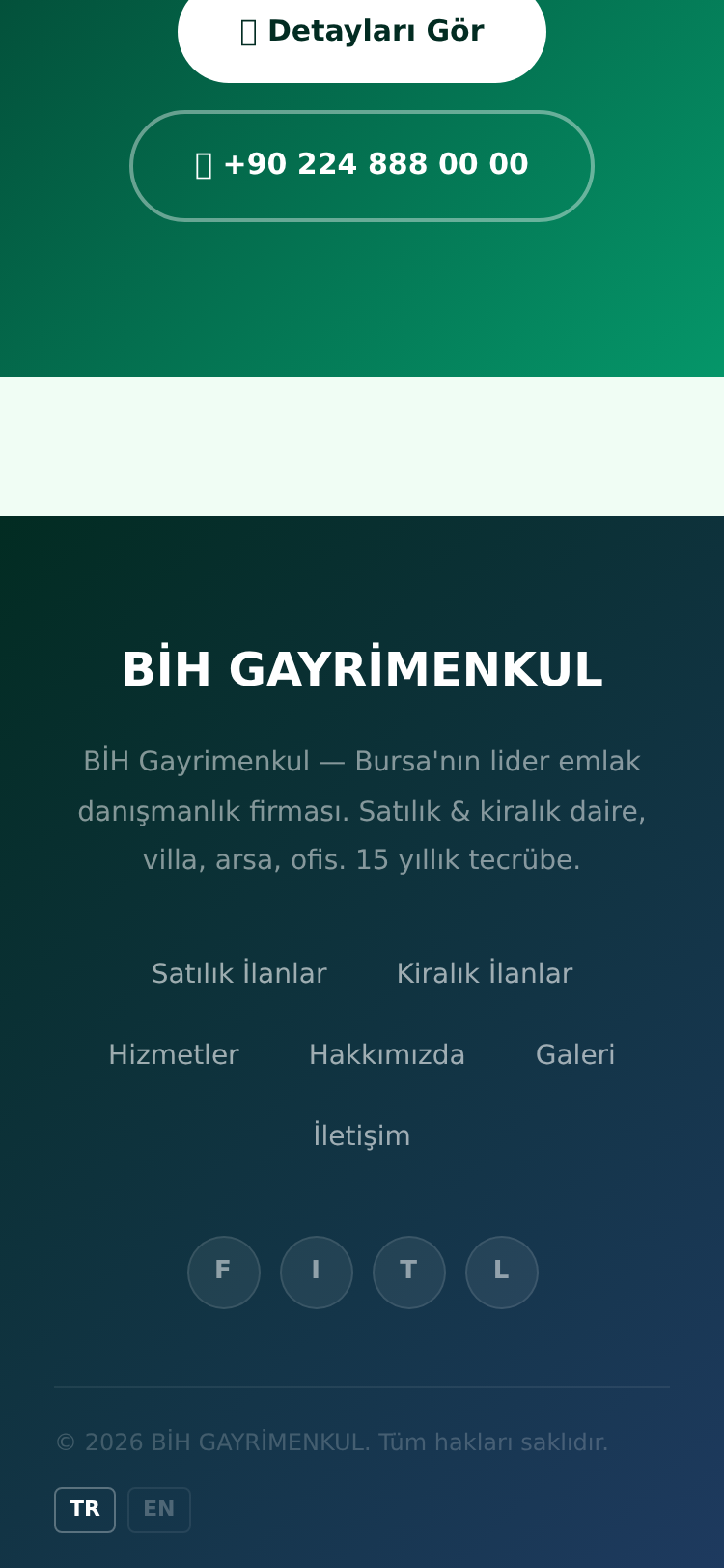 Konut Projesi Tanıtım Web Sitesi 5