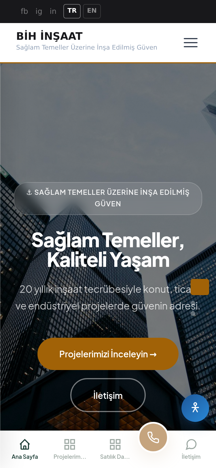 Mimarlık ve Tasarım Ofisi Kurumsal Sitesi 4