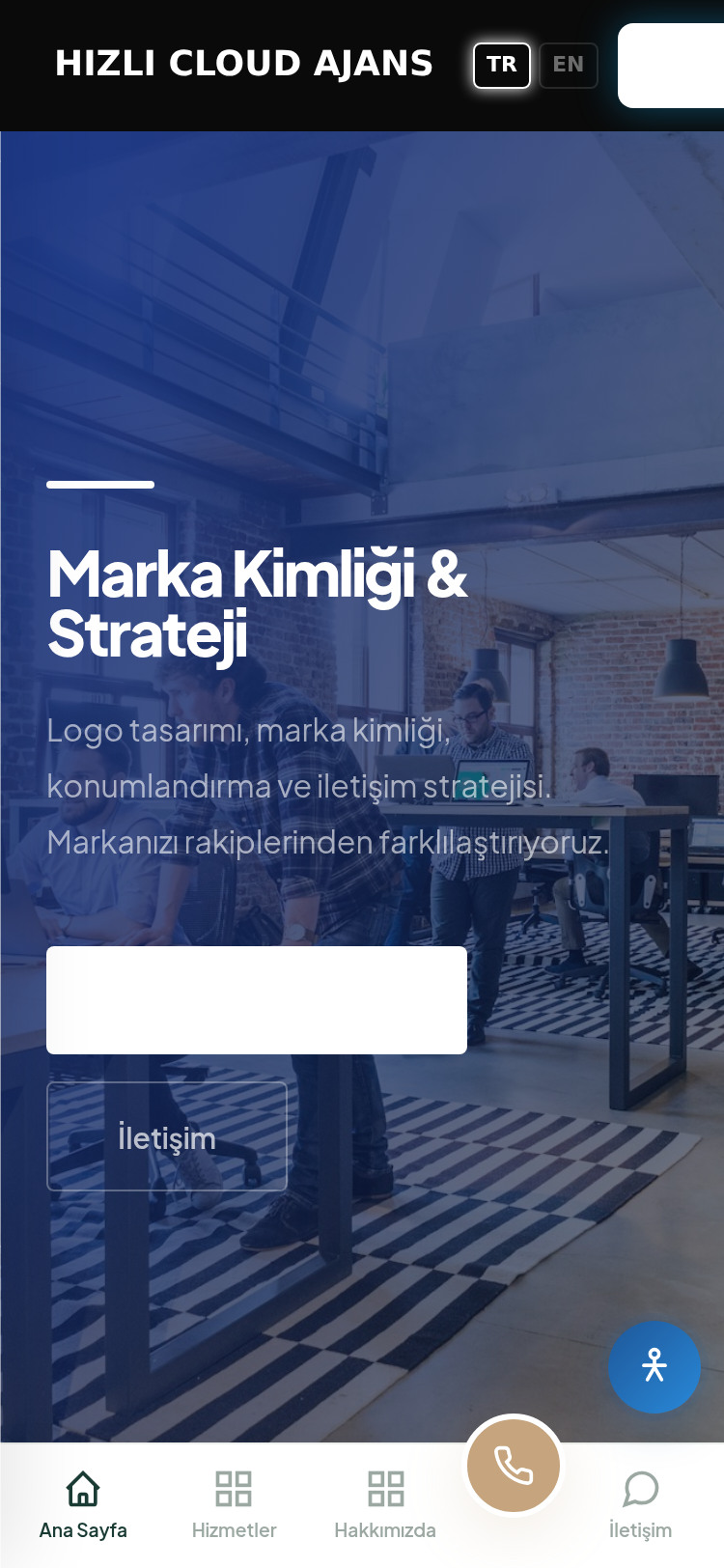 Grafik Tasarım ve Kreatif Ajans Web Sitesi 4