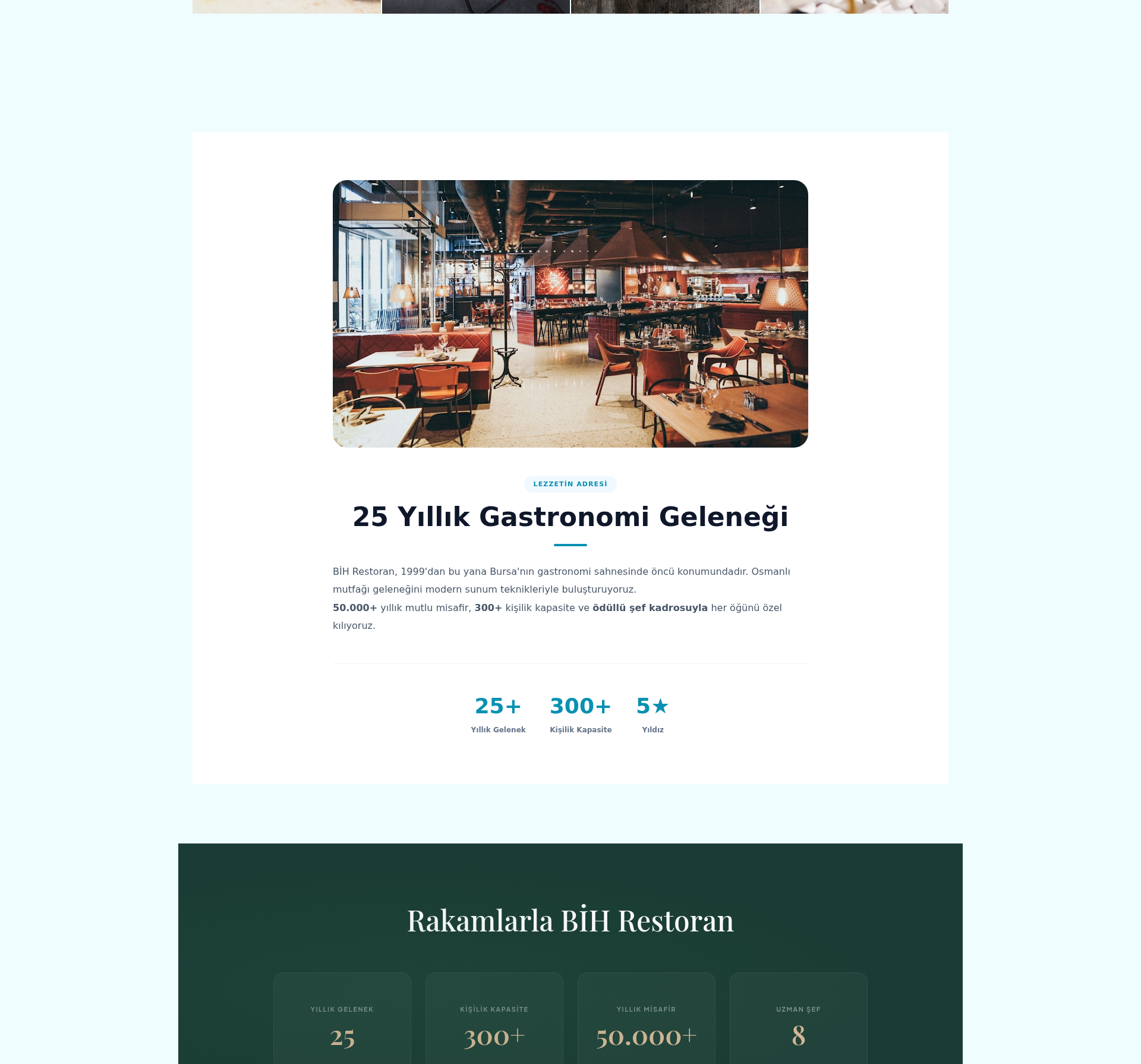 Steakhouse ve Et Restoranı Web Sitesi 2