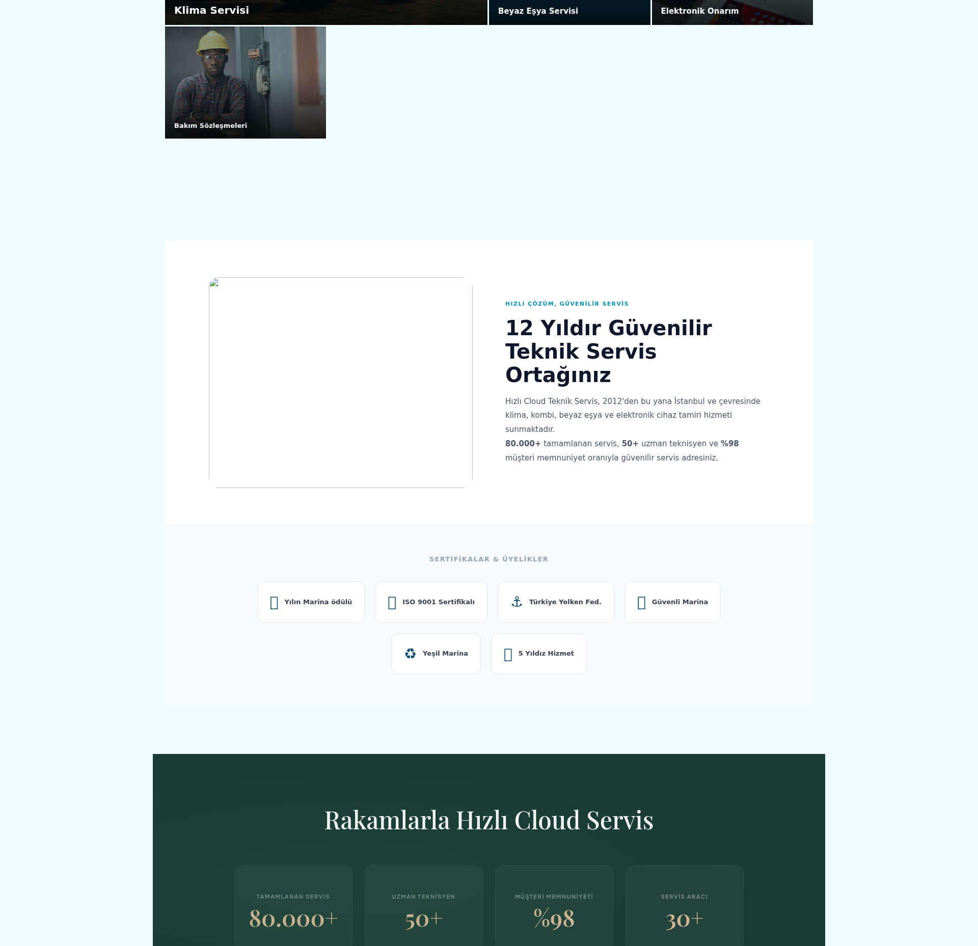 Güvenlik Sistemleri Kurulum ve Servis Web Sitesi 2