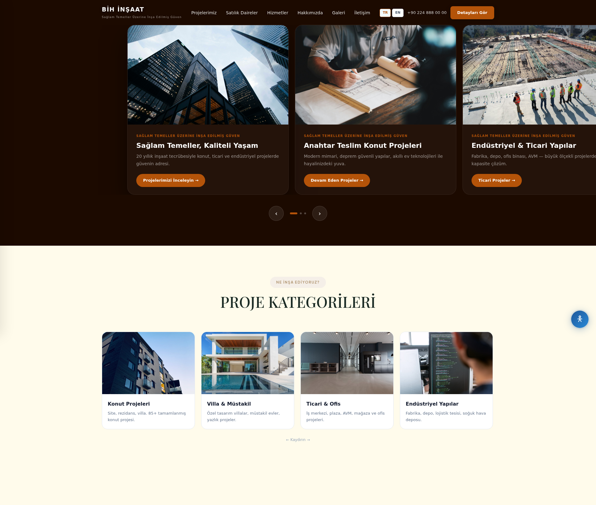 Prefabrik Yapı ve Çelik Konstrüksiyon Sitesi