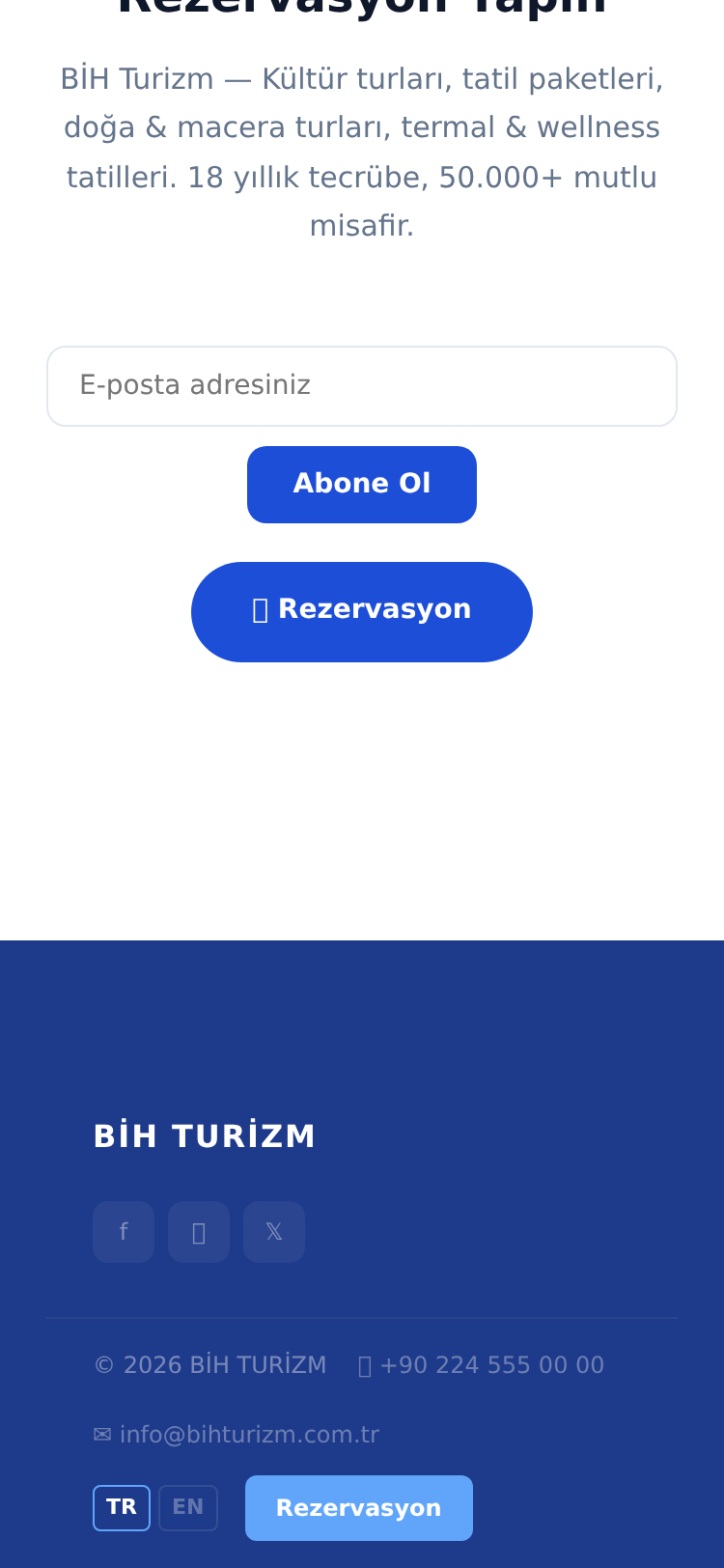 Doğa ve Macera Turizmi Web Sitesi 5