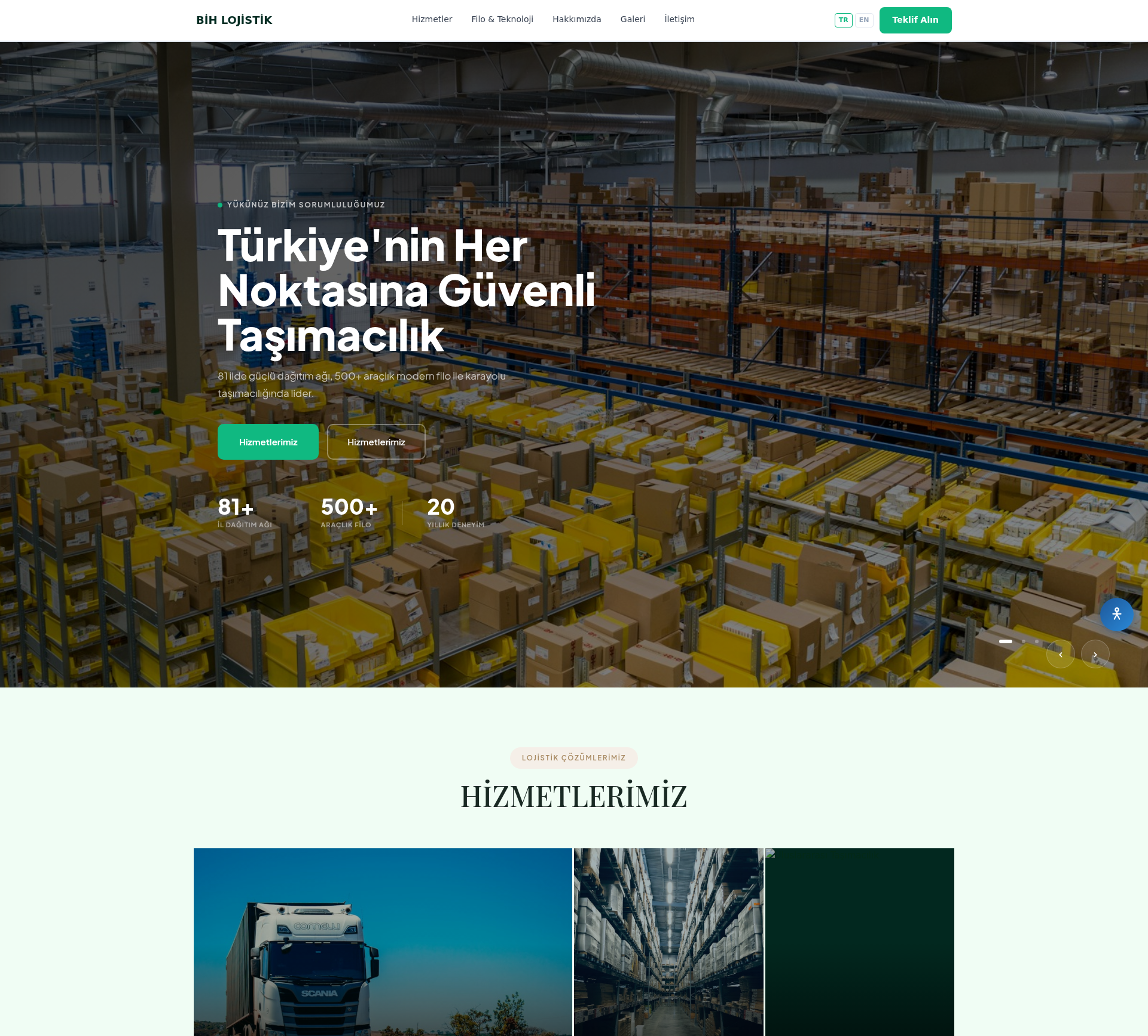 Soğuk Zincir ve Frigorifik Lojistik Sitesi