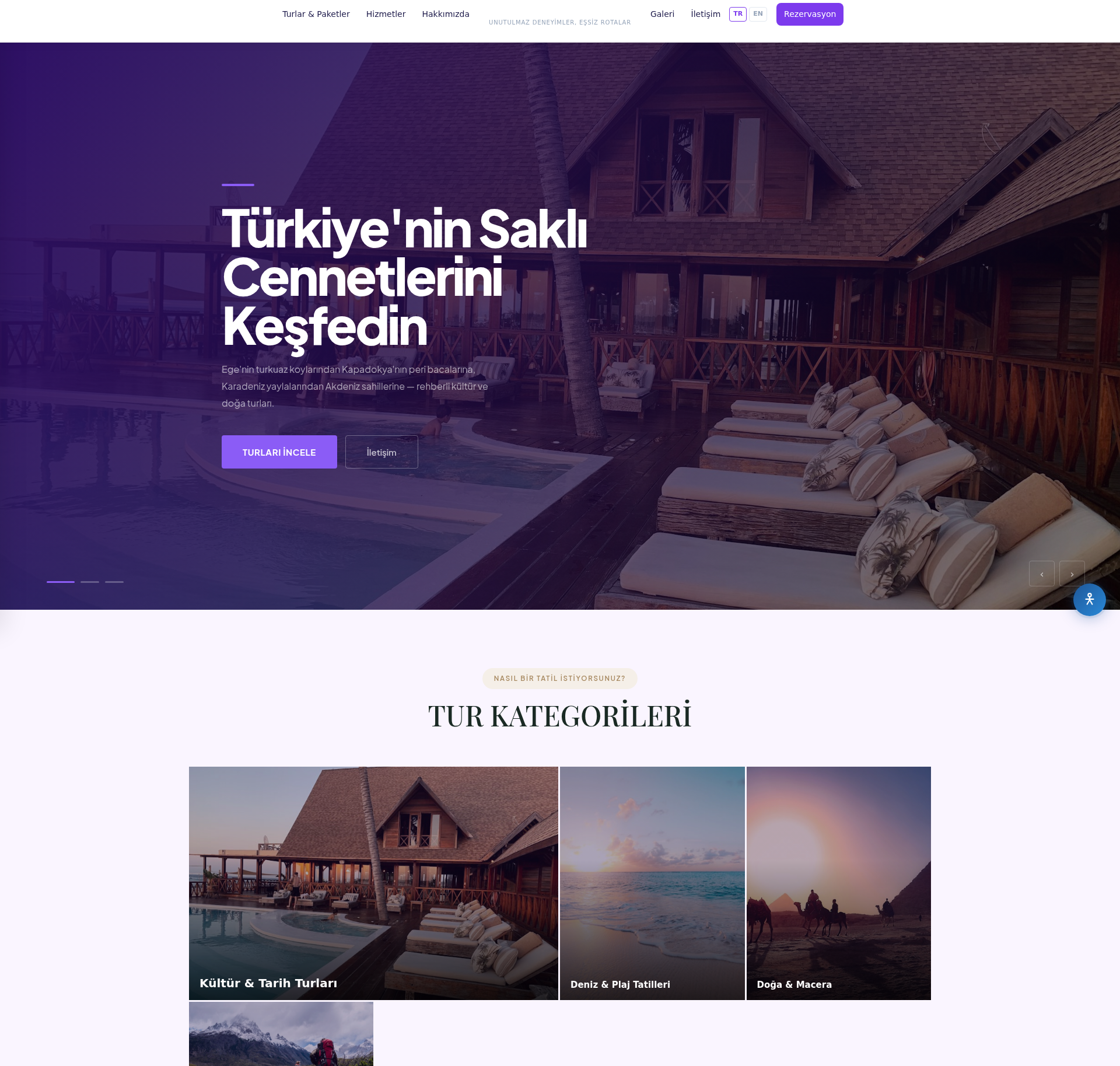 Kış Turizmi ve Kayak Merkezi Sitesi