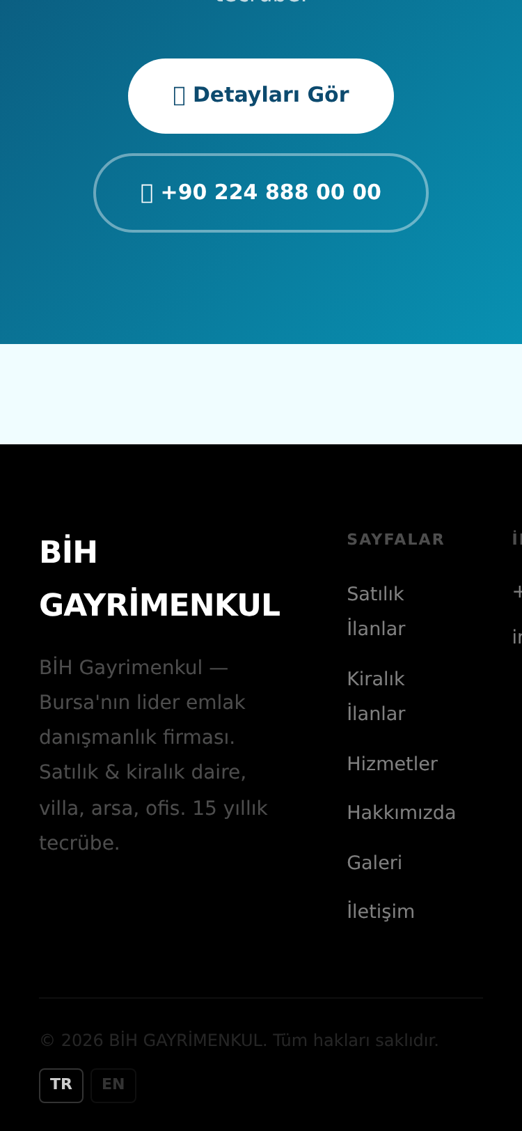 Kiralık ve Satılık Mülk Listeleme Sitesi 5