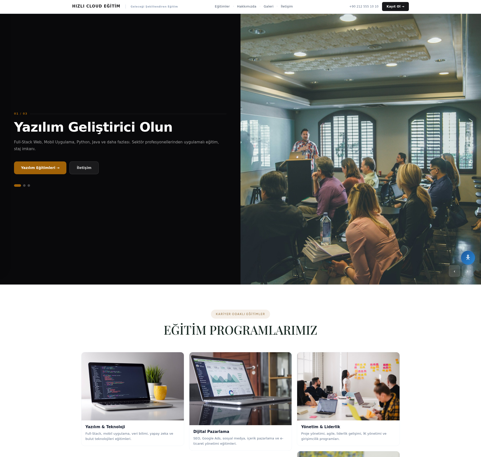 Anaokulu ve Kreş Kurumsal Web Sitesi
