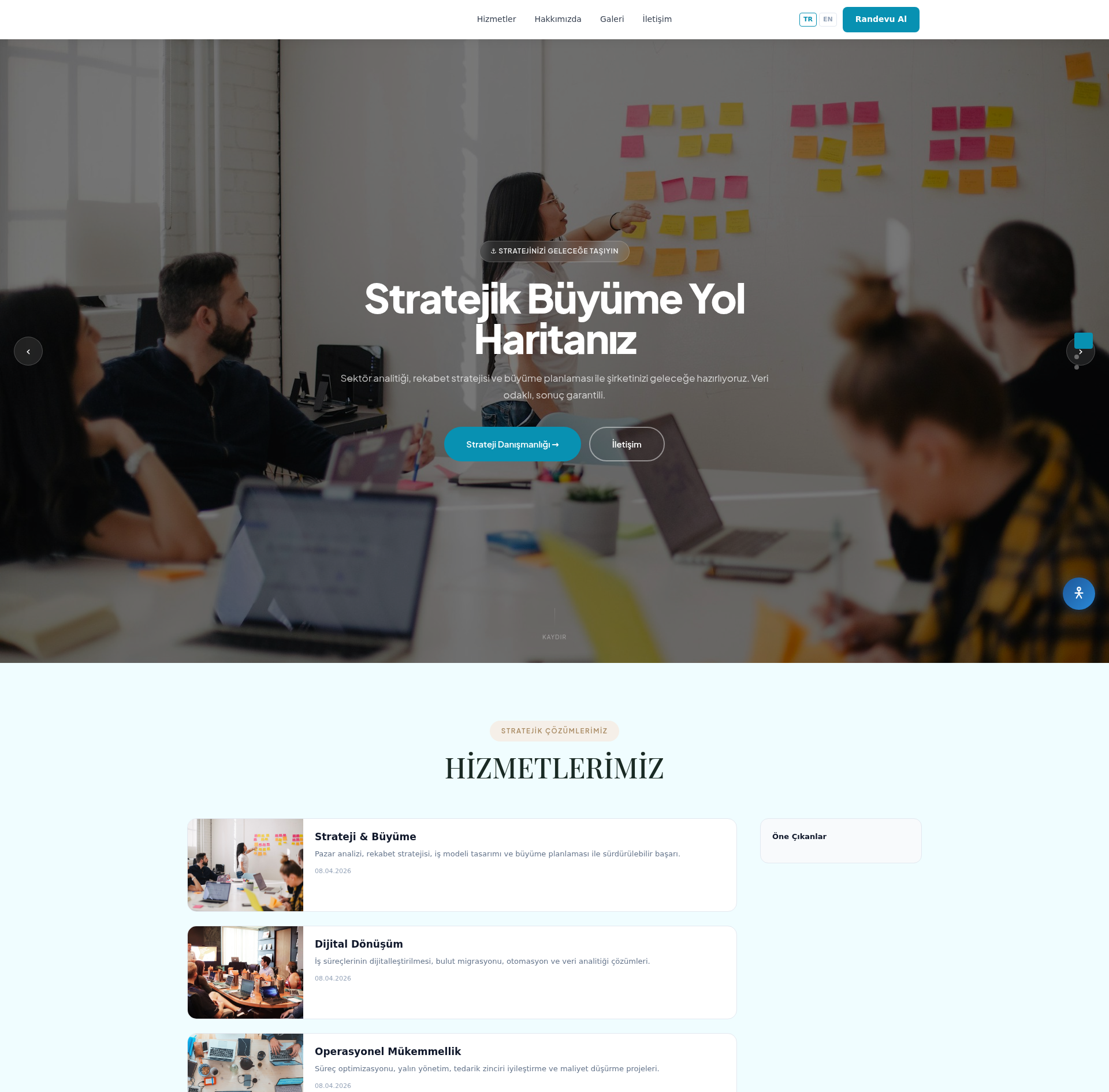 Gayrimenkul Danışmanlık Web Sitesi