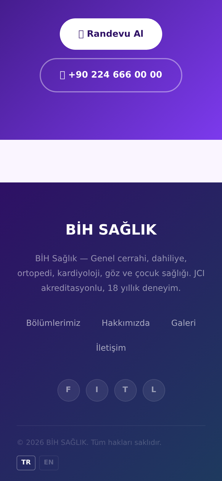 Laboratuvar ve Tanı Merkezi Web Sitesi 5
