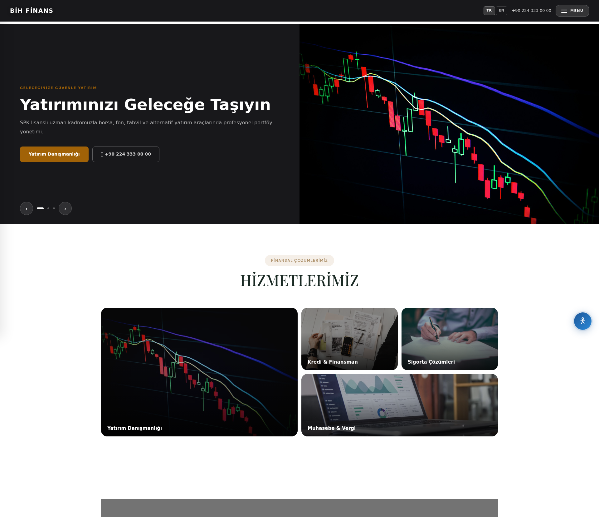 Muhasebe ve Mali Müşavirlik Kurumsal Web Sitesi