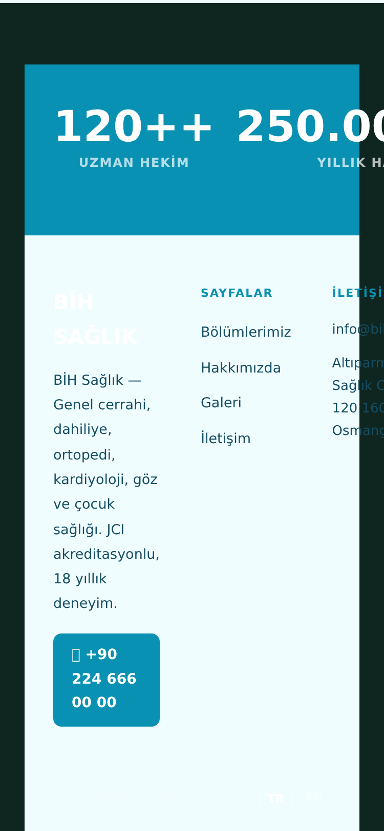 Veteriner Kliniği Web Sitesi 5