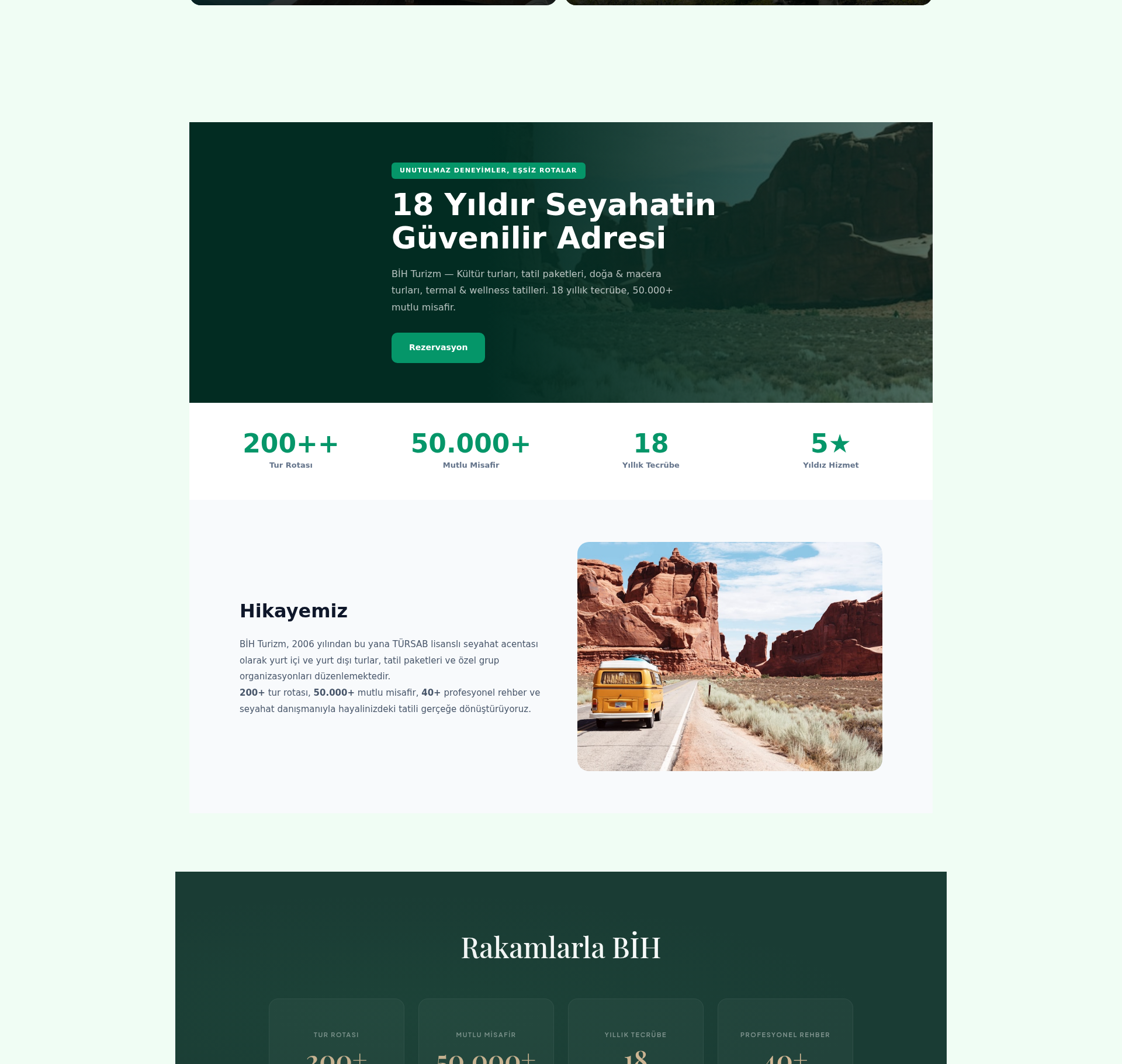 Butik Otel ve Pansiyon Kurumsal Web Sitesi 2