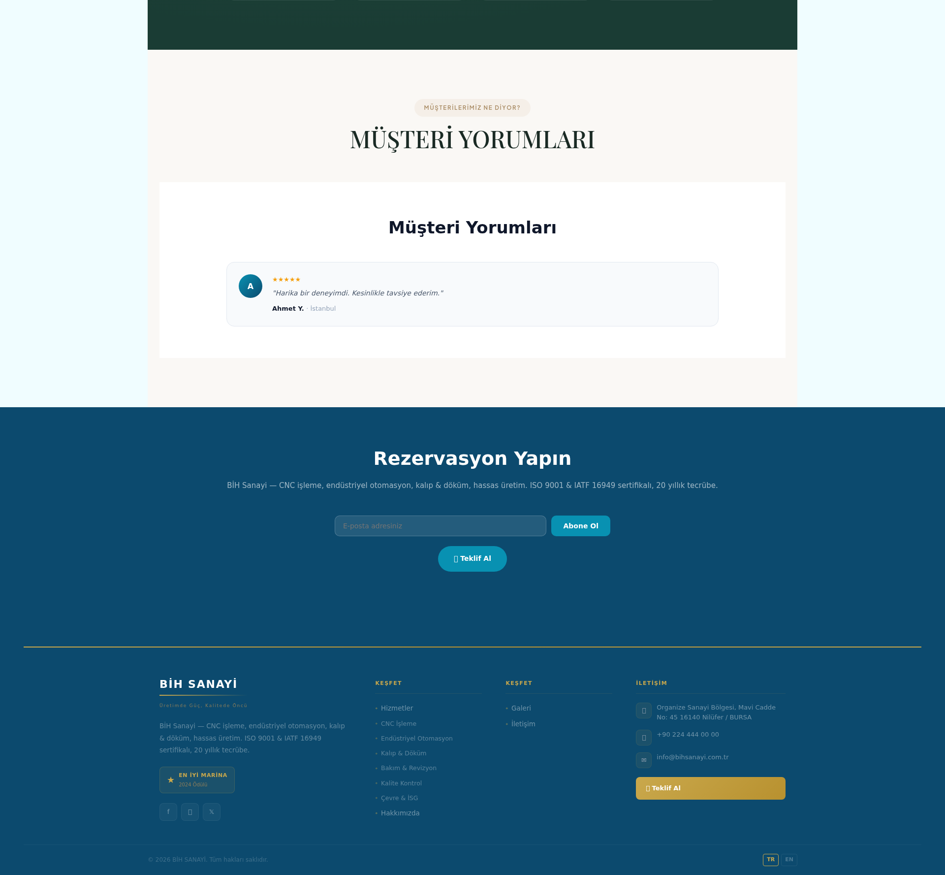 Otomotiv Yan Sanayi Web Sitesi 3
