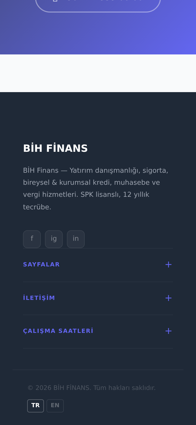 Borsa ve Yatırım Platformu Tanıtım Sitesi 5