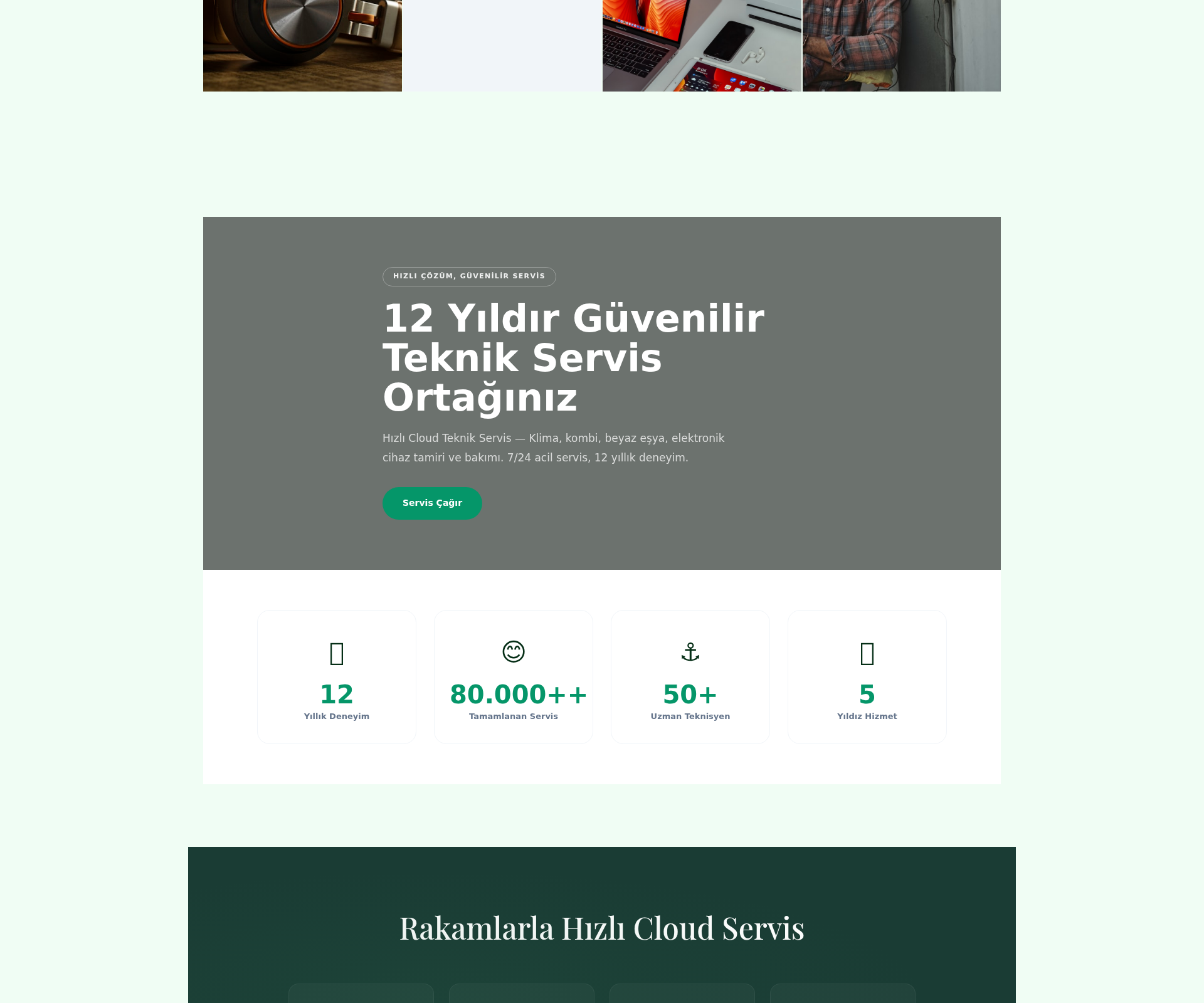 Elektronik Teknik Servis Kurumsal Web Sitesi 2