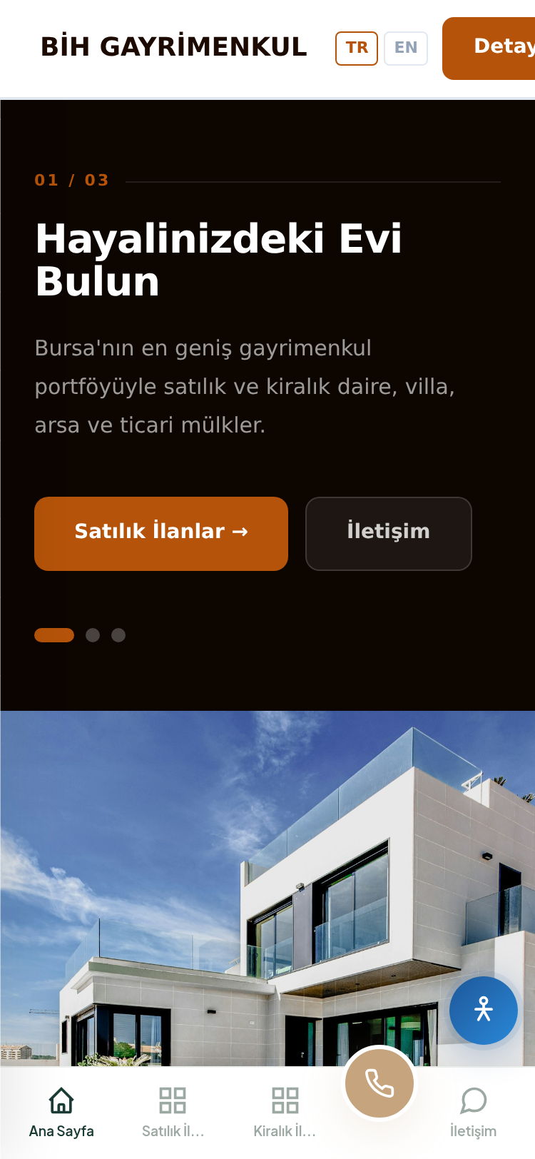Emlak Ofisi Kurumsal Web Sitesi 4