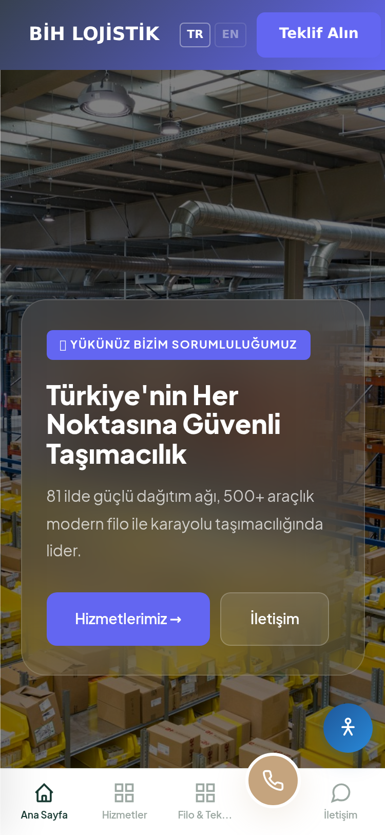 Depo ve Antrepo Yönetimi Web Sitesi 4