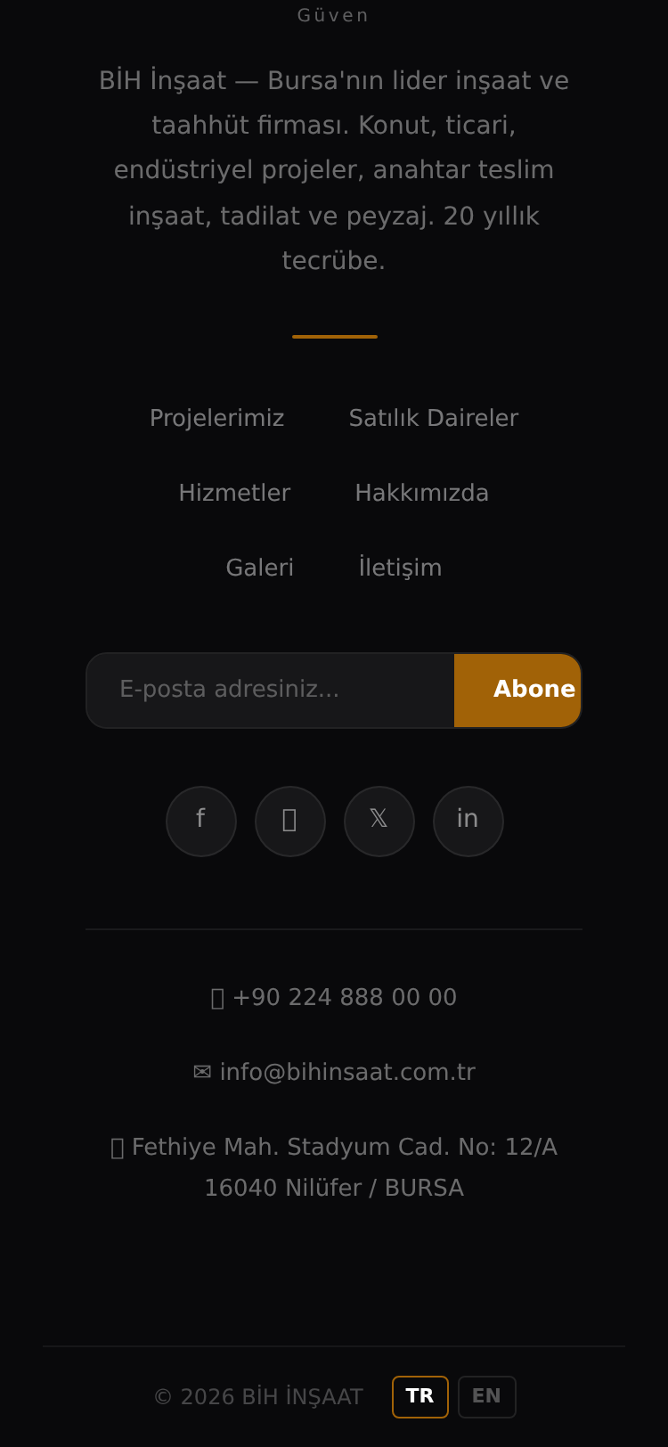 Tadilat ve Dekorasyon Firması Web Sitesi 5
