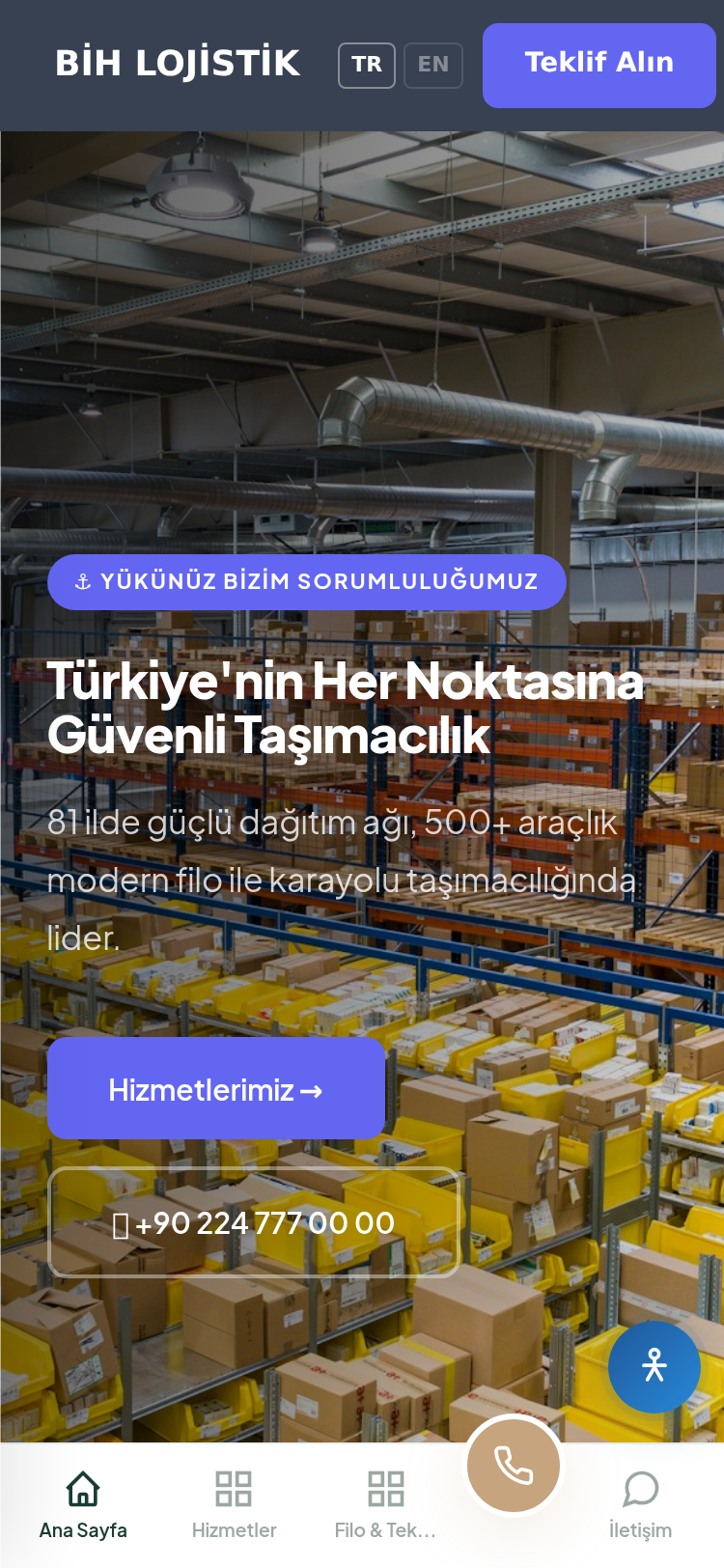 Filo Yönetimi ve Araç Takip Sitesi 4