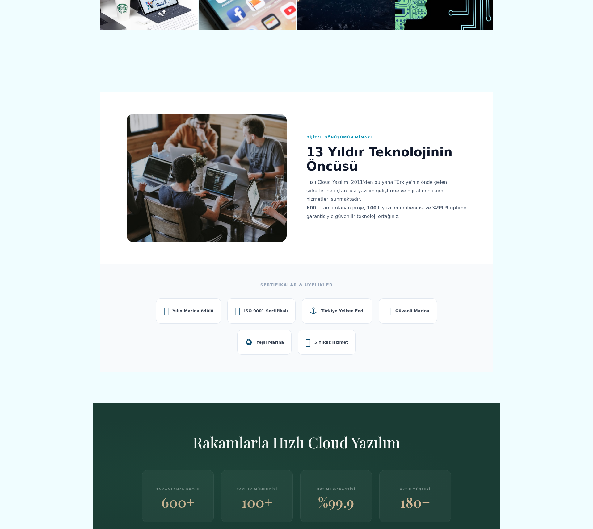 Yazılım Firması Kurumsal Web Sitesi 2