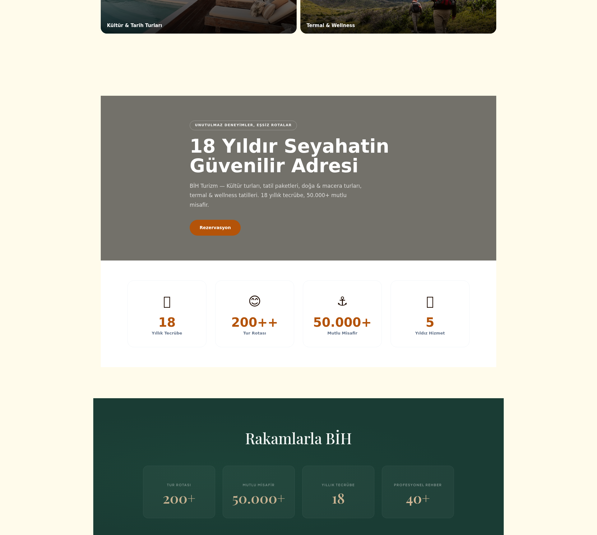 Tur Operatörü ve Seyahat Acentesi Web Sitesi 2
